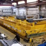 Sister company Ward Industrial Equipment 80ton triple hoist bridge crane for a paper mill