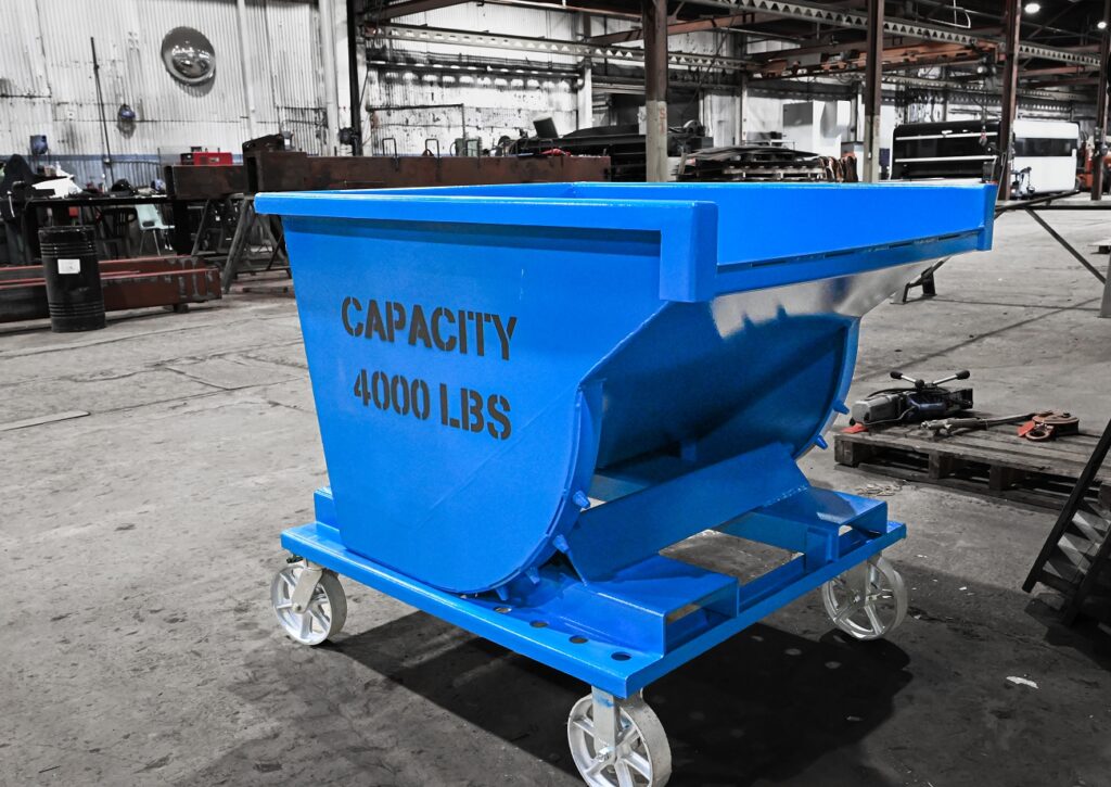 Customized self dumping hopper